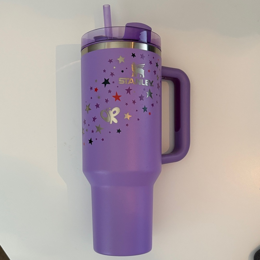 Olivia Rodrigo Limited Edition Lavender Starry Tumbler with Straw